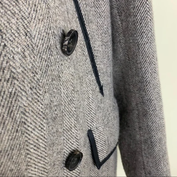 THEORY Dyed Shearling Collar coat, L - Picture 5 of 14